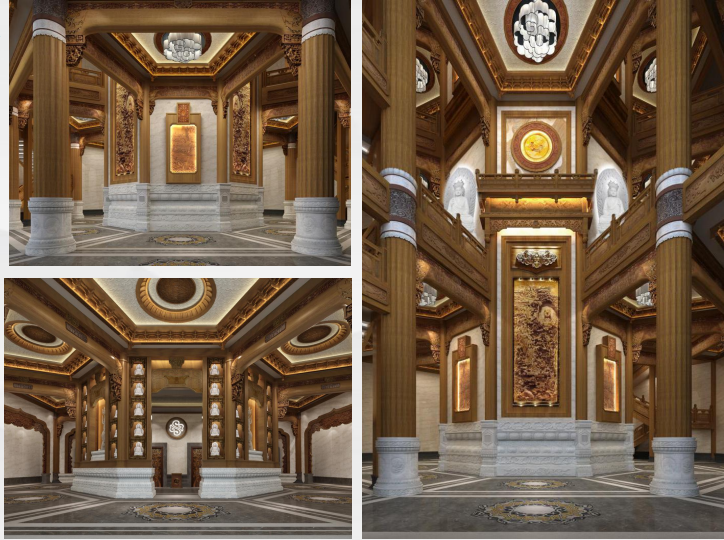 萬佛塔室內(nèi)設(shè)計(jì)